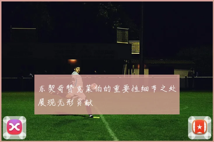 东契奇赞克莱伯的重要性细节之处展现无形贡献